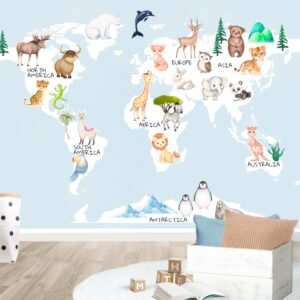 Mapamundi animales 2 (Valor por M2)