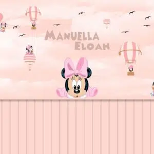 Mural Minnie en globo NIÑA 19 (Valor M2)