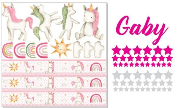 Stickers+Cenefa + (Nombre Personalizado)