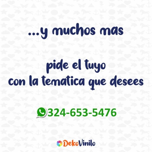 Stickers+Cenefa Elefantes Niña (Nombre Personalizado)