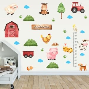 Combo de Vinilo + Medidor Granja (Nombre Personalizado)